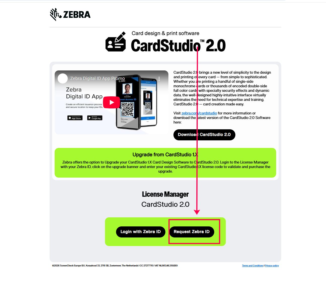 Portal Zebra CardStudio